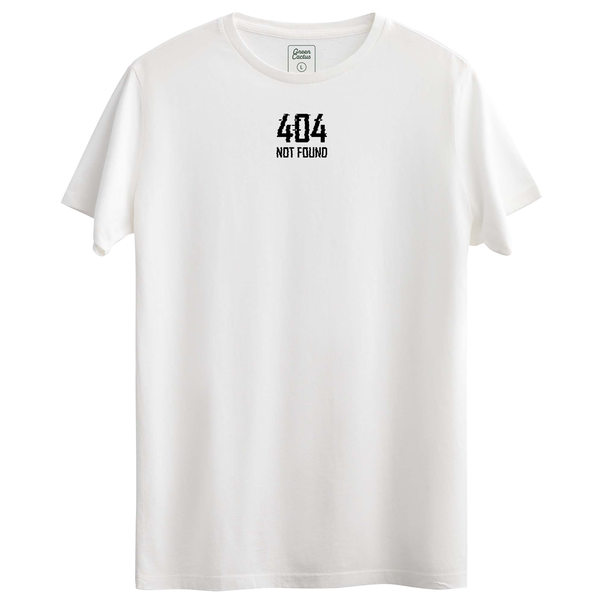 404 Error Tasarımlı Regular T-Shirt