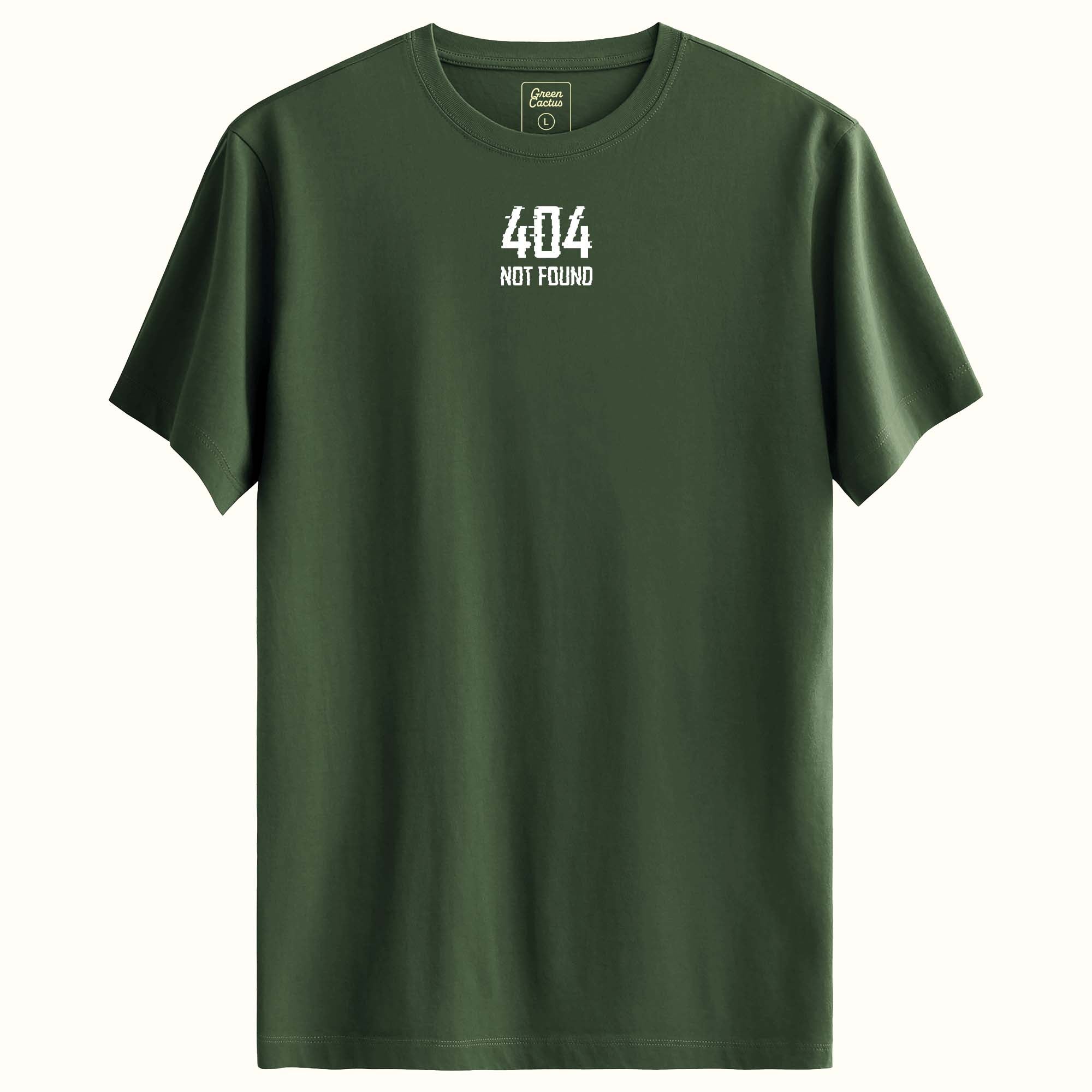 404 Error Tasarımlı Regular T-Shirt