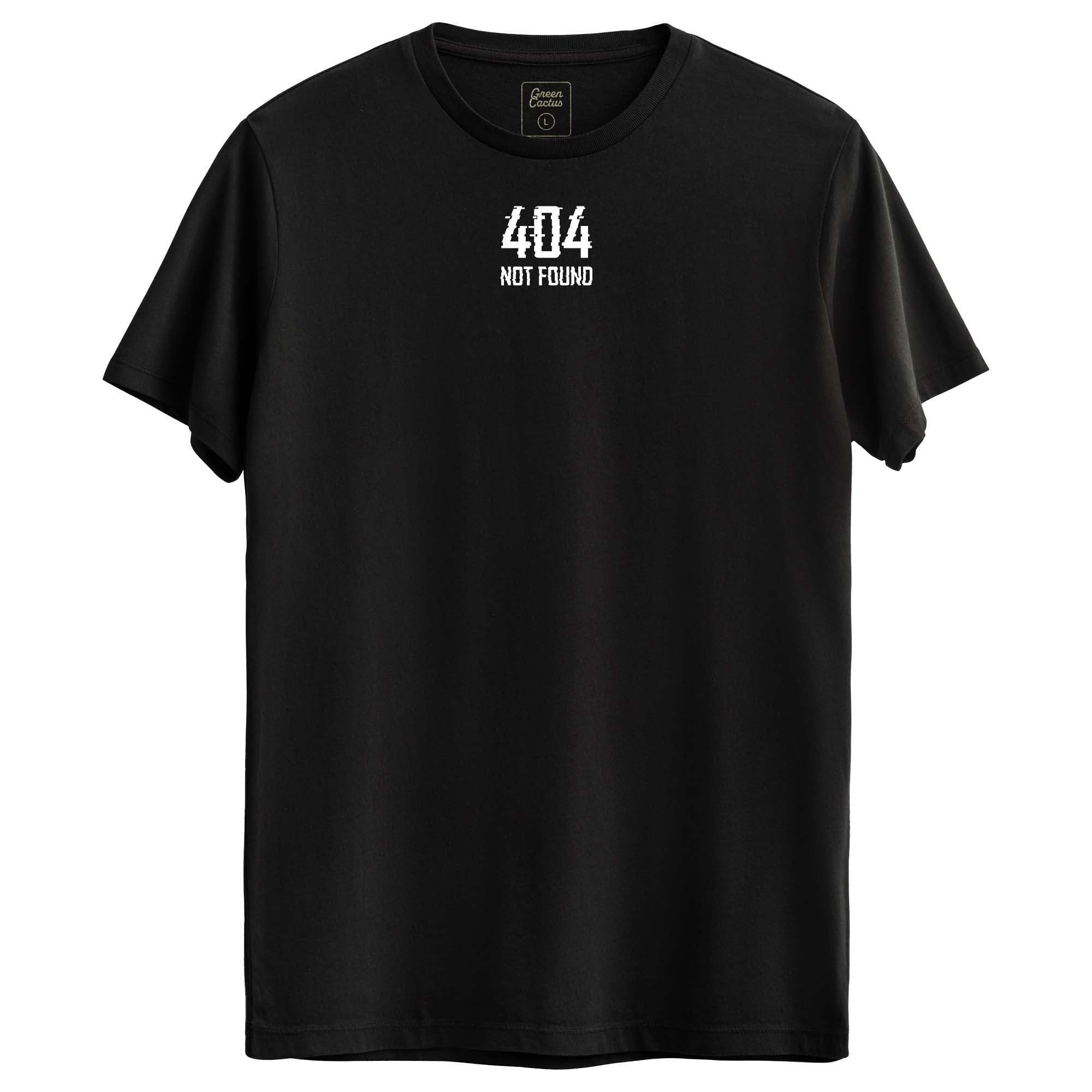 404 Error Tasarımlı Regular T-Shirt