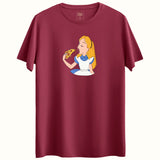 Alice Tasarımlı Regular T-Shirt