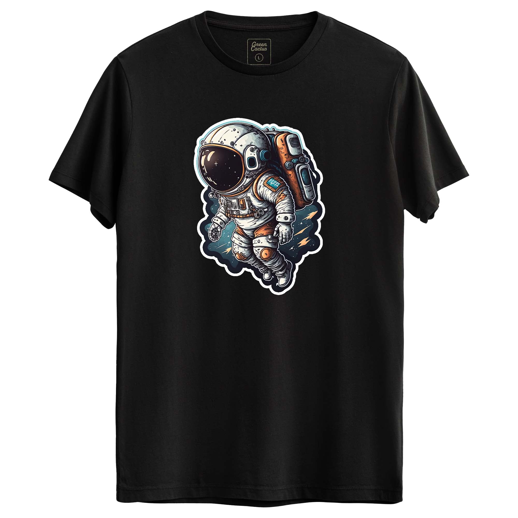 Astronot Tasarımlı Regular T-Shirt