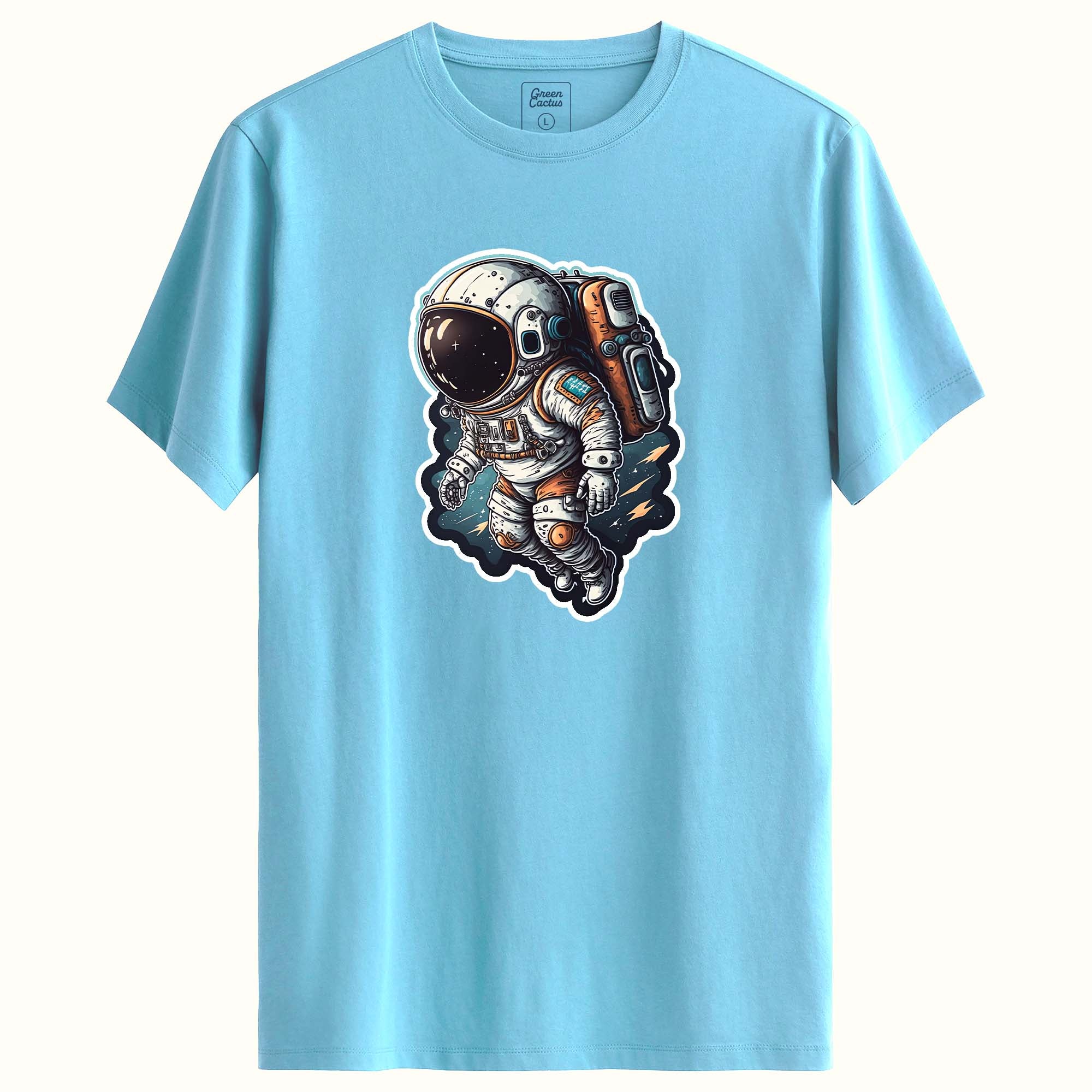 Astronot Tasarımlı Regular T-Shirt