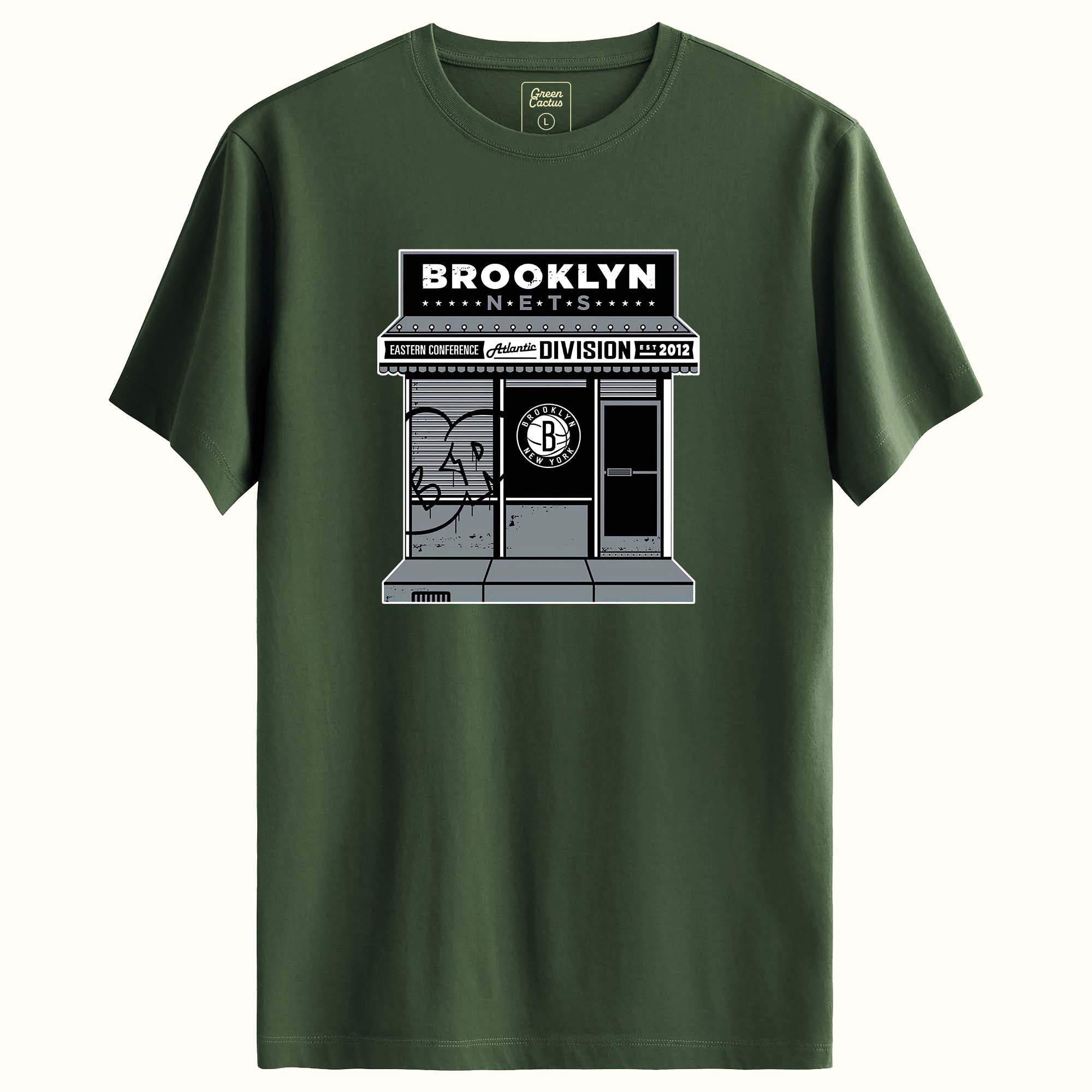 Broklyn Tasarımlı Regular T-Shirt