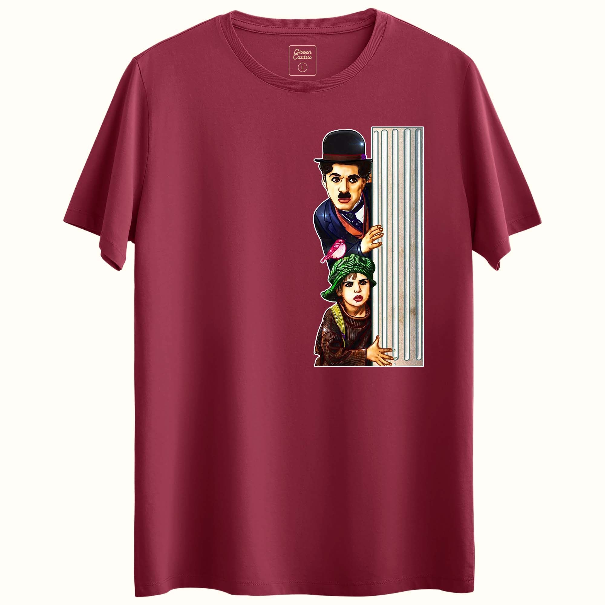 charlie chaplin Tasarımlı Regular T-Shirt