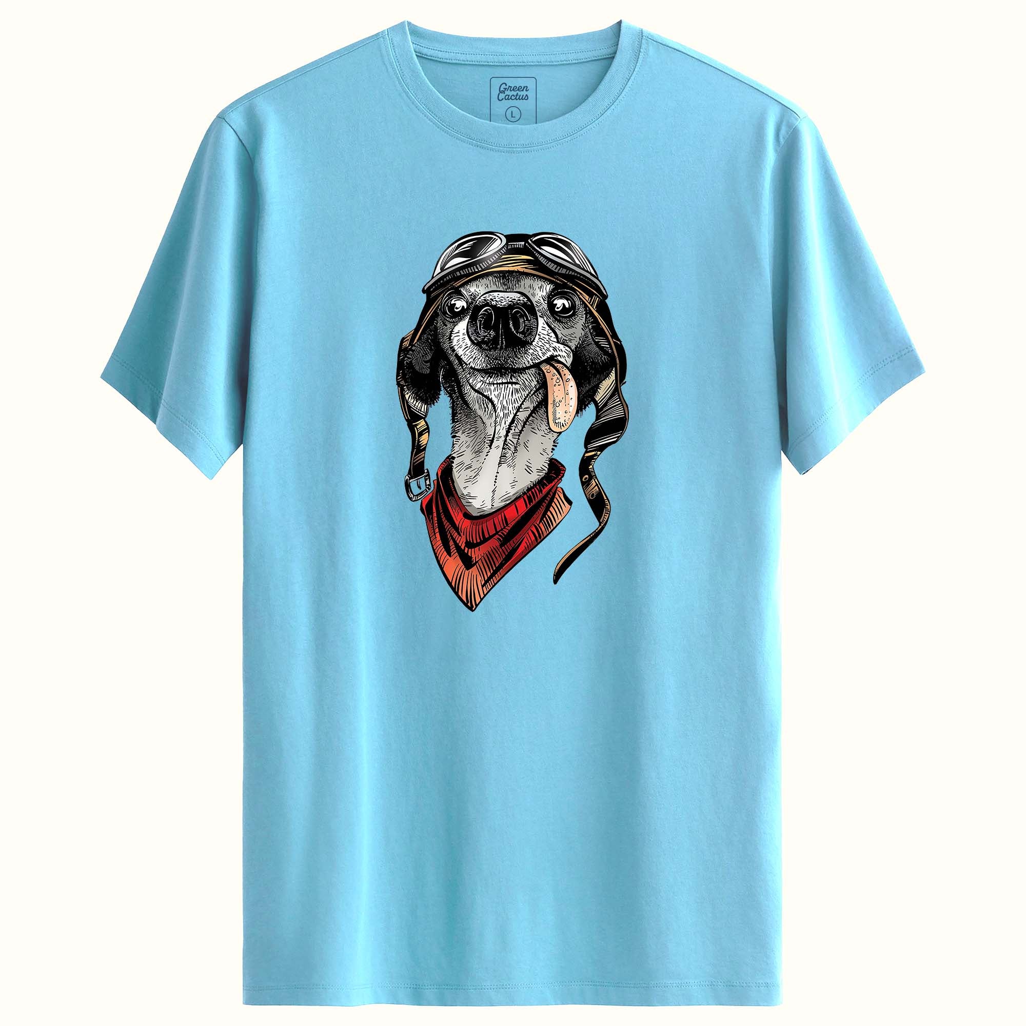 Dog Tasarımlı Regular T-Shirt