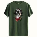 Dog Tasarımlı Regular T-Shirt