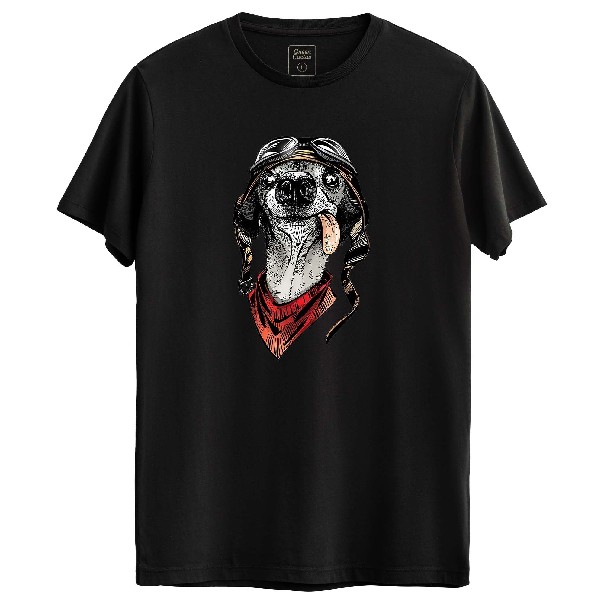 Dog Tasarımlı Regular T-Shirt