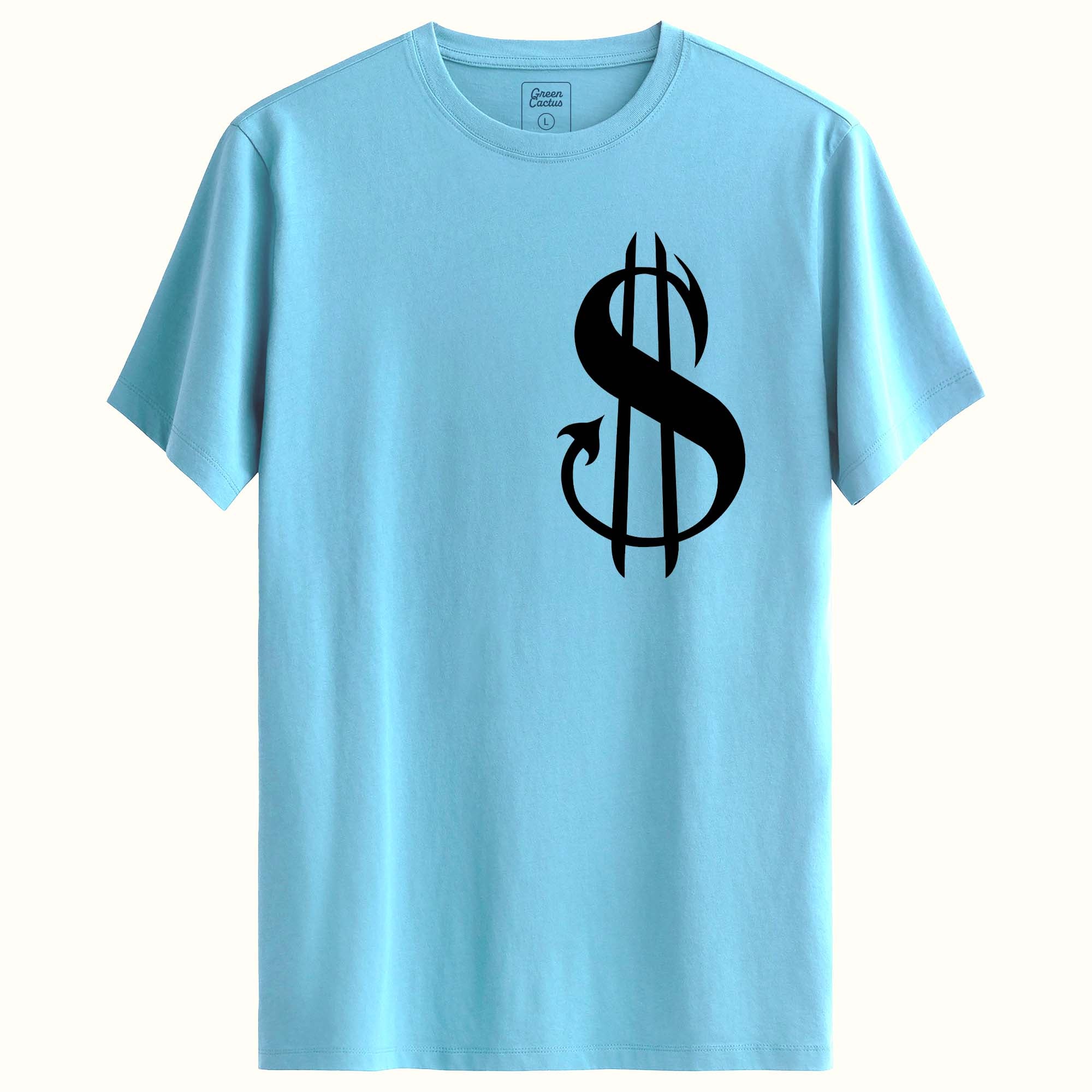 Dollars Tasarımlı Regular T-Shirt