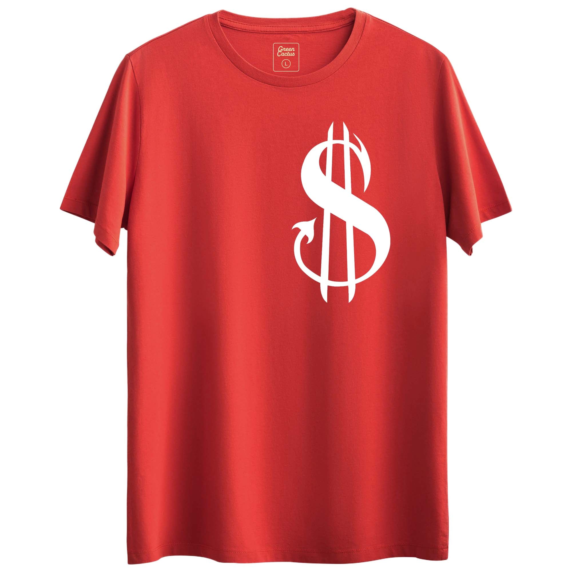 Dollars Tasarımlı Regular T-Shirt