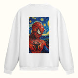 Spider van Gogh Çift Taraflı Baskılıı - Sweatshirt