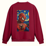 Spider van Gogh Çift Taraflı Baskılıı - Sweatshirt