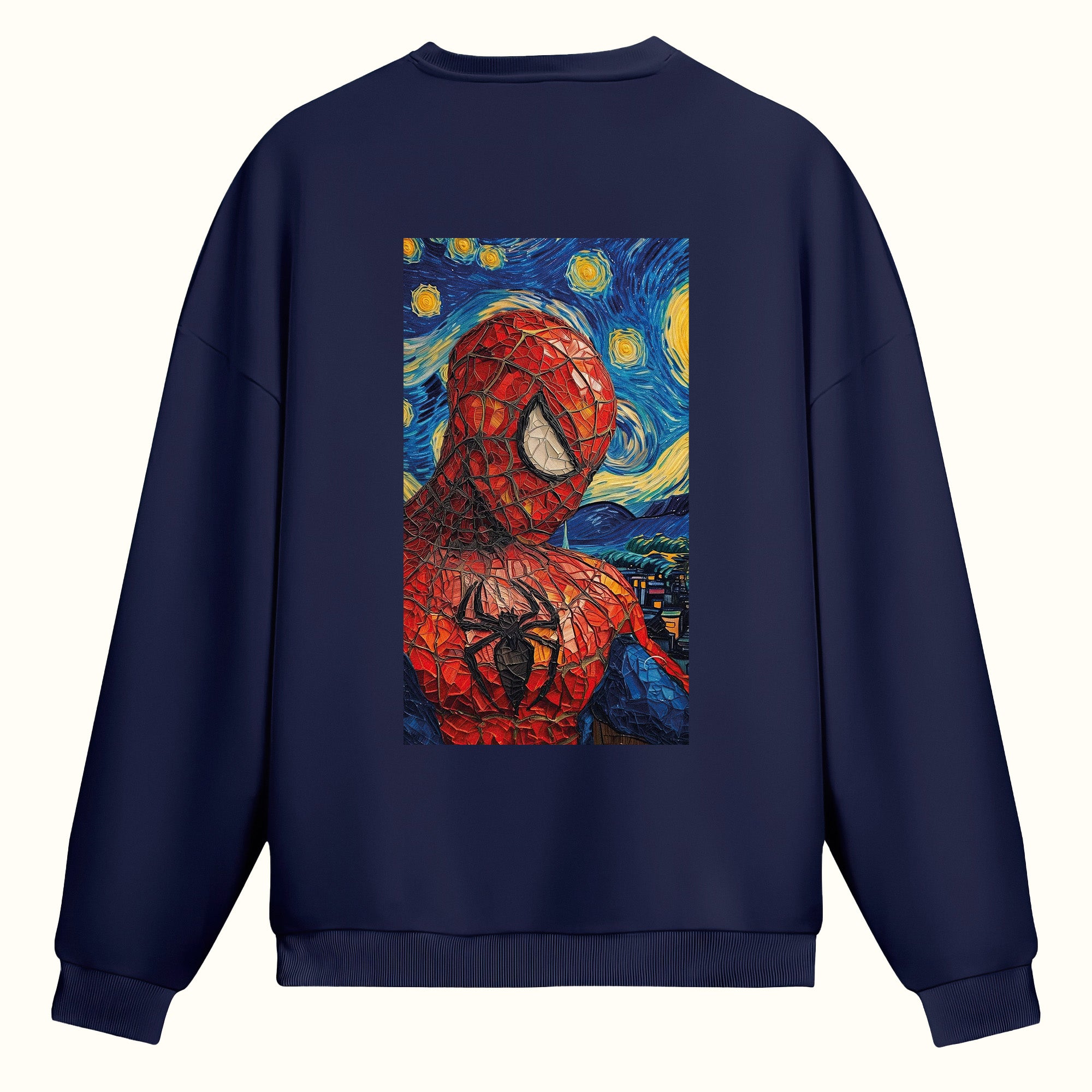 Spider van Gogh Çift Taraflı Baskılıı - Sweatshirt