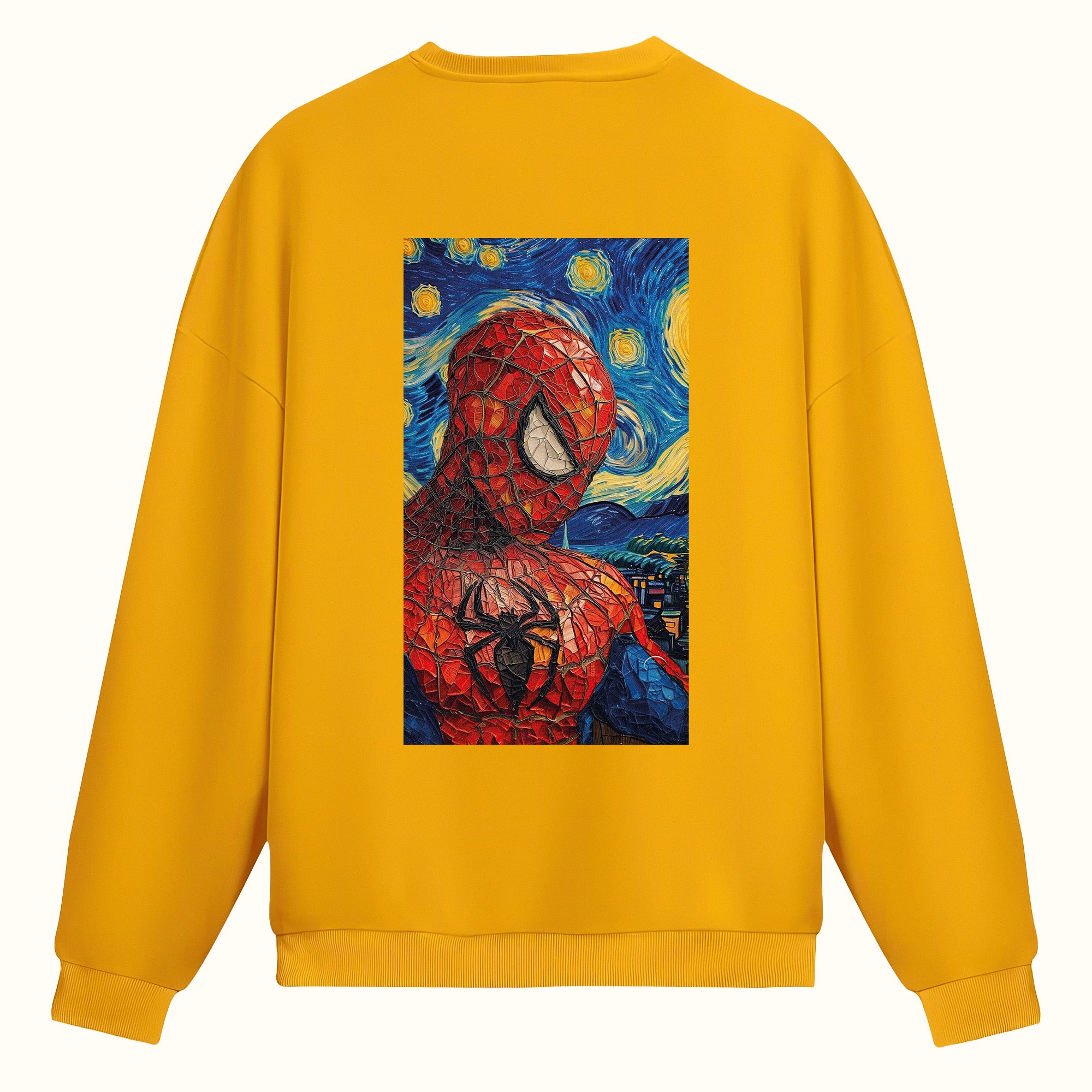 Spider van Gogh Çift Taraflı Baskılıı - Sweatshirt