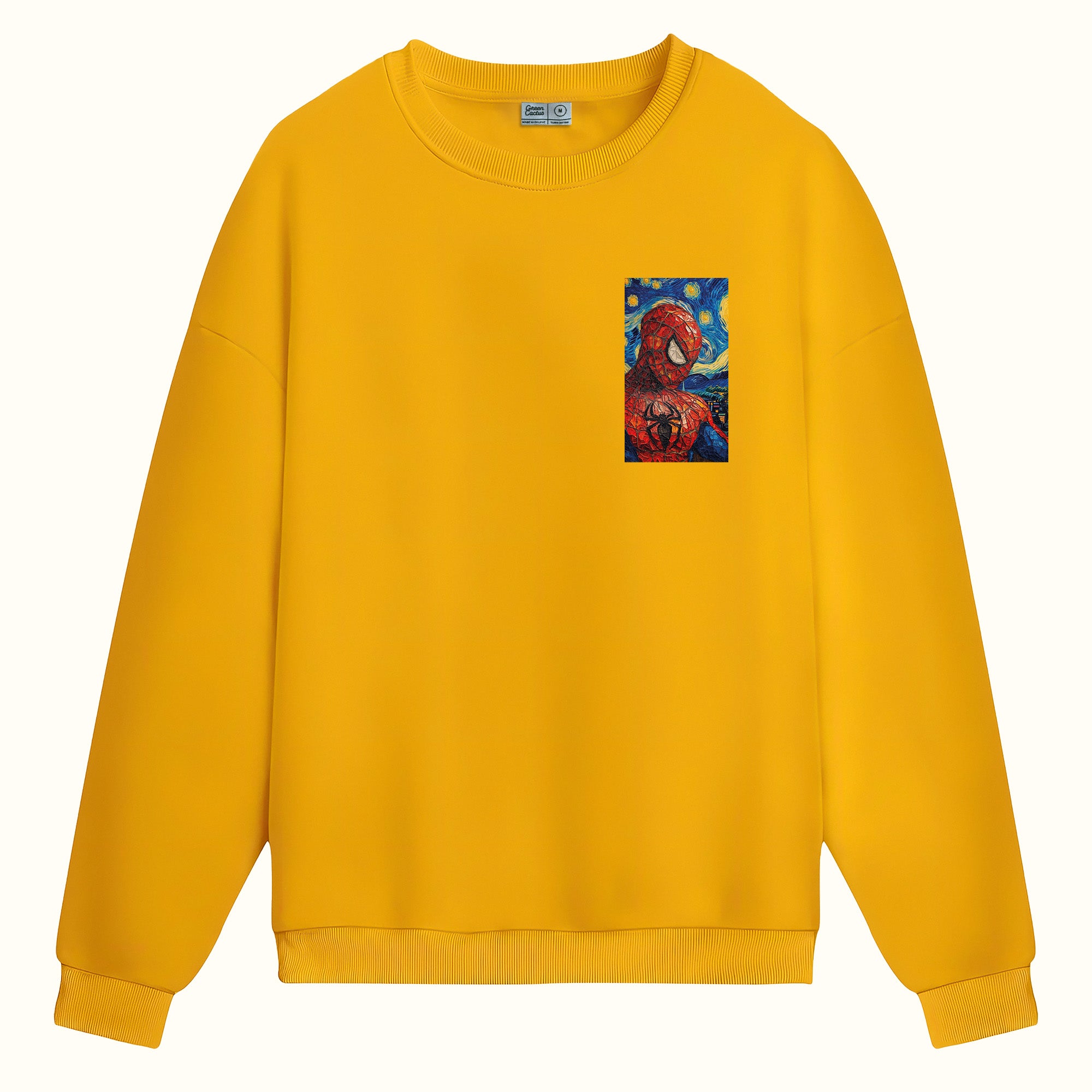 Spider van Gogh Çift Taraflı Baskılıı - Sweatshirt