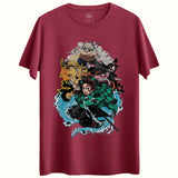 Kimetsu Tasarımlı Regular T-Shirt