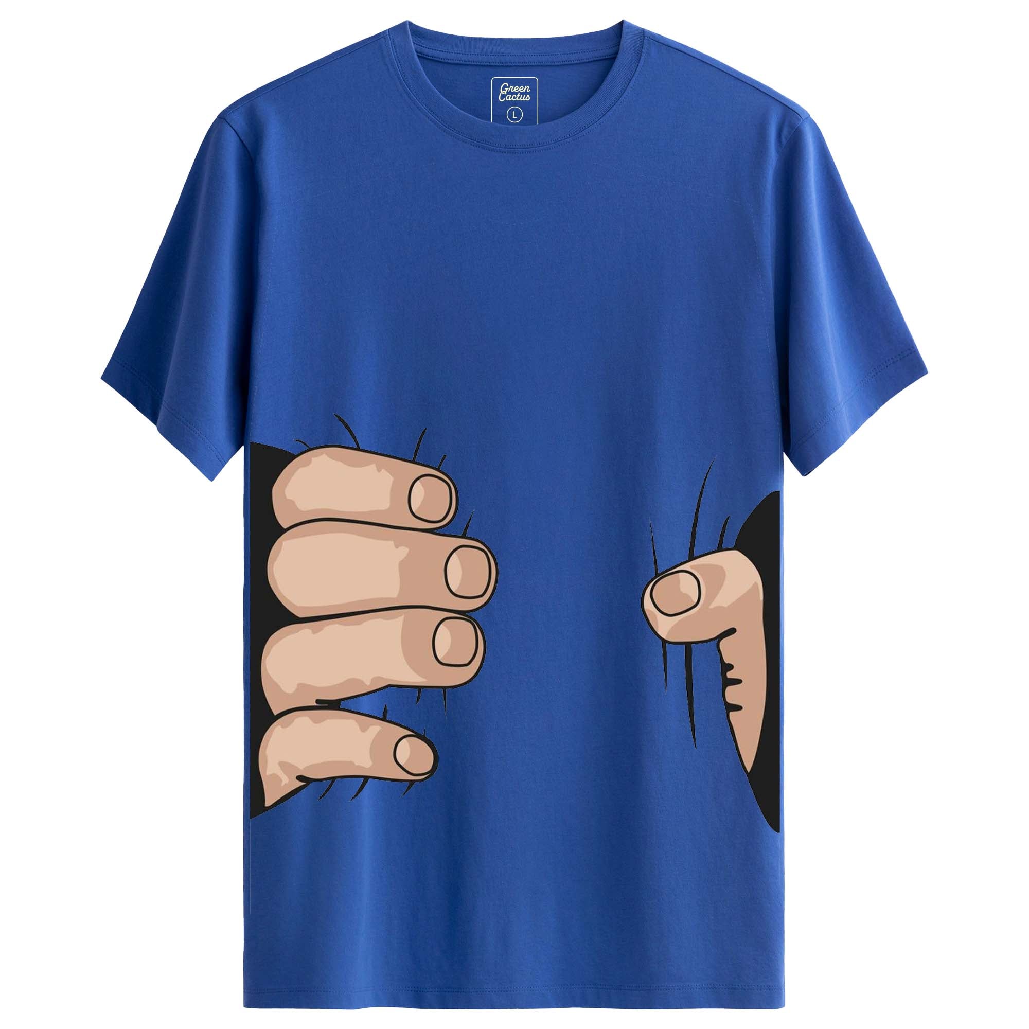 Hands Tasarımlı Regular T-Shirt