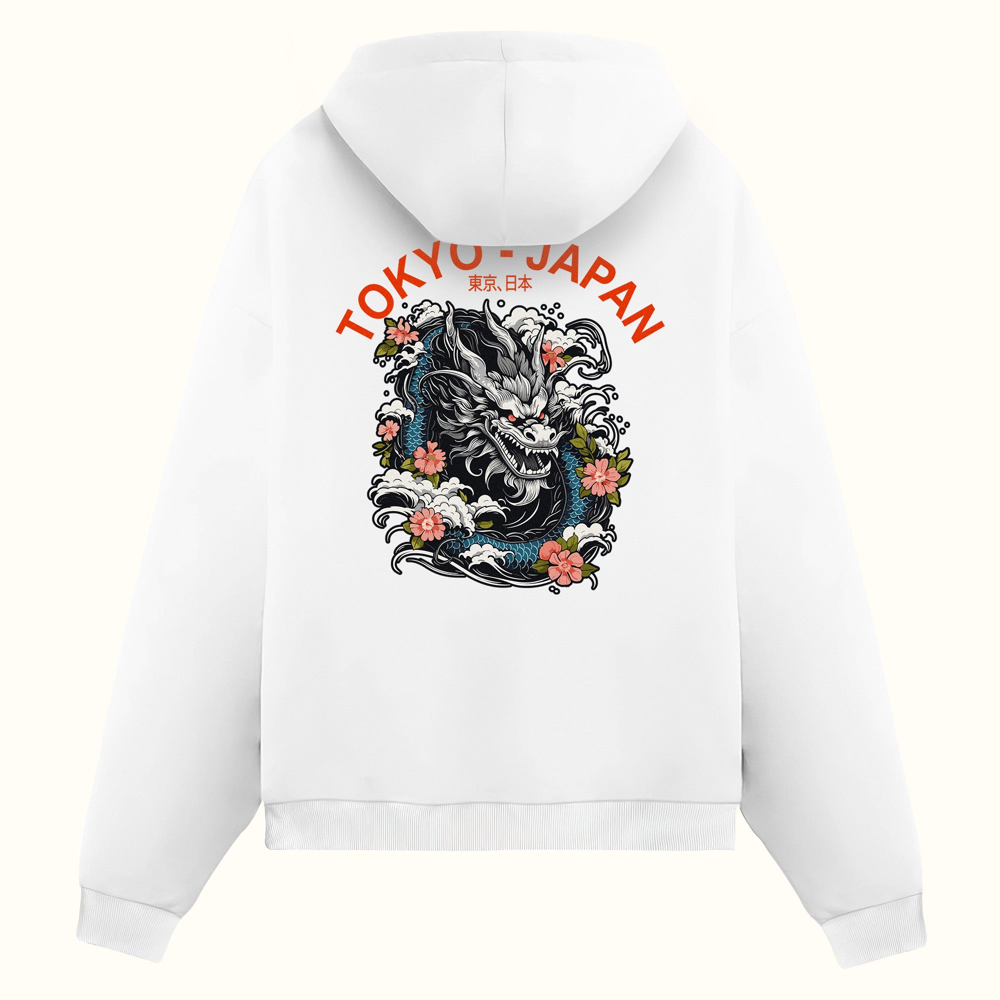 Tokyo Japan Çift taraflı baskılı - Hoodie