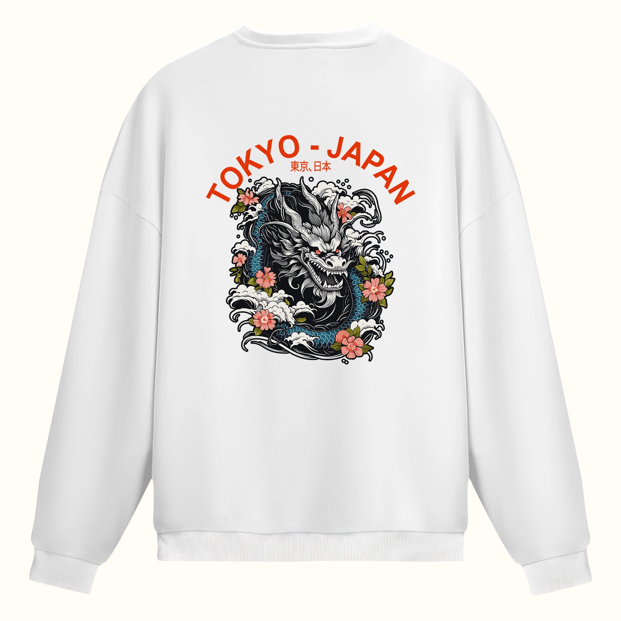 Tokyo Japan Çift taraflı Baskılı - Sweatshirt