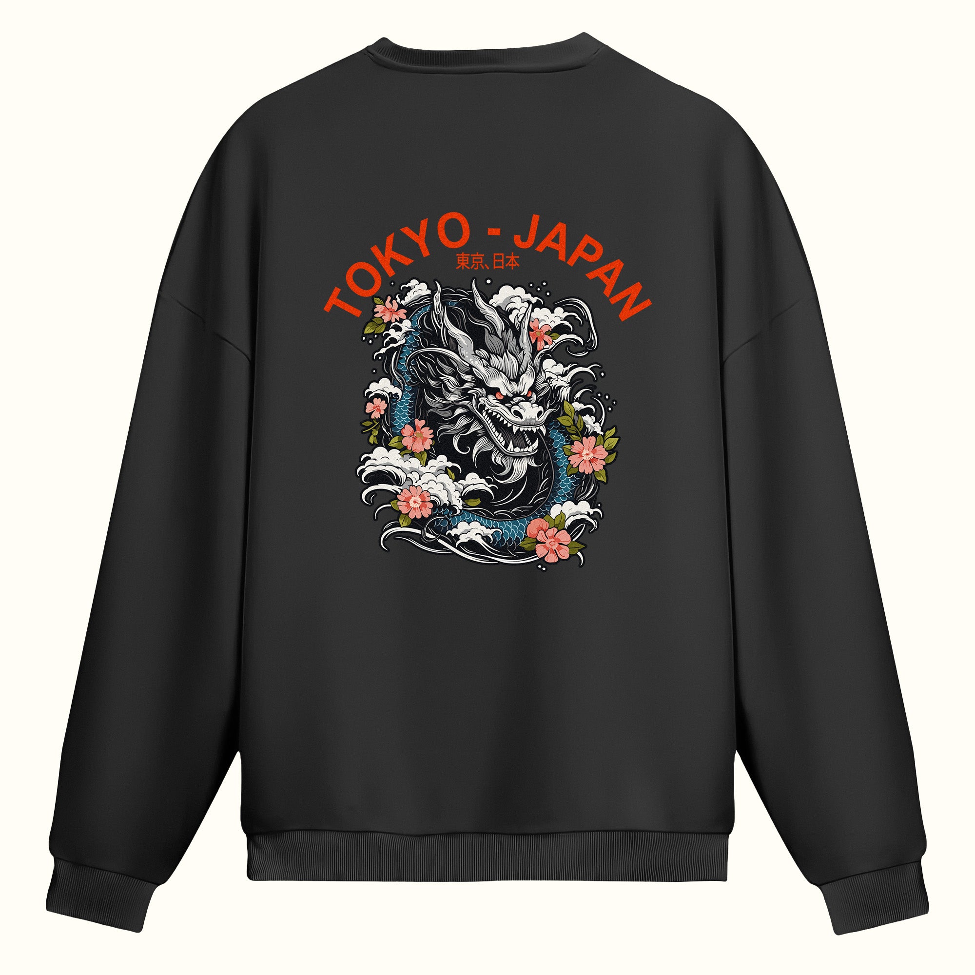 Tokyo Japan Çift taraflı Baskılı - Sweatshirt