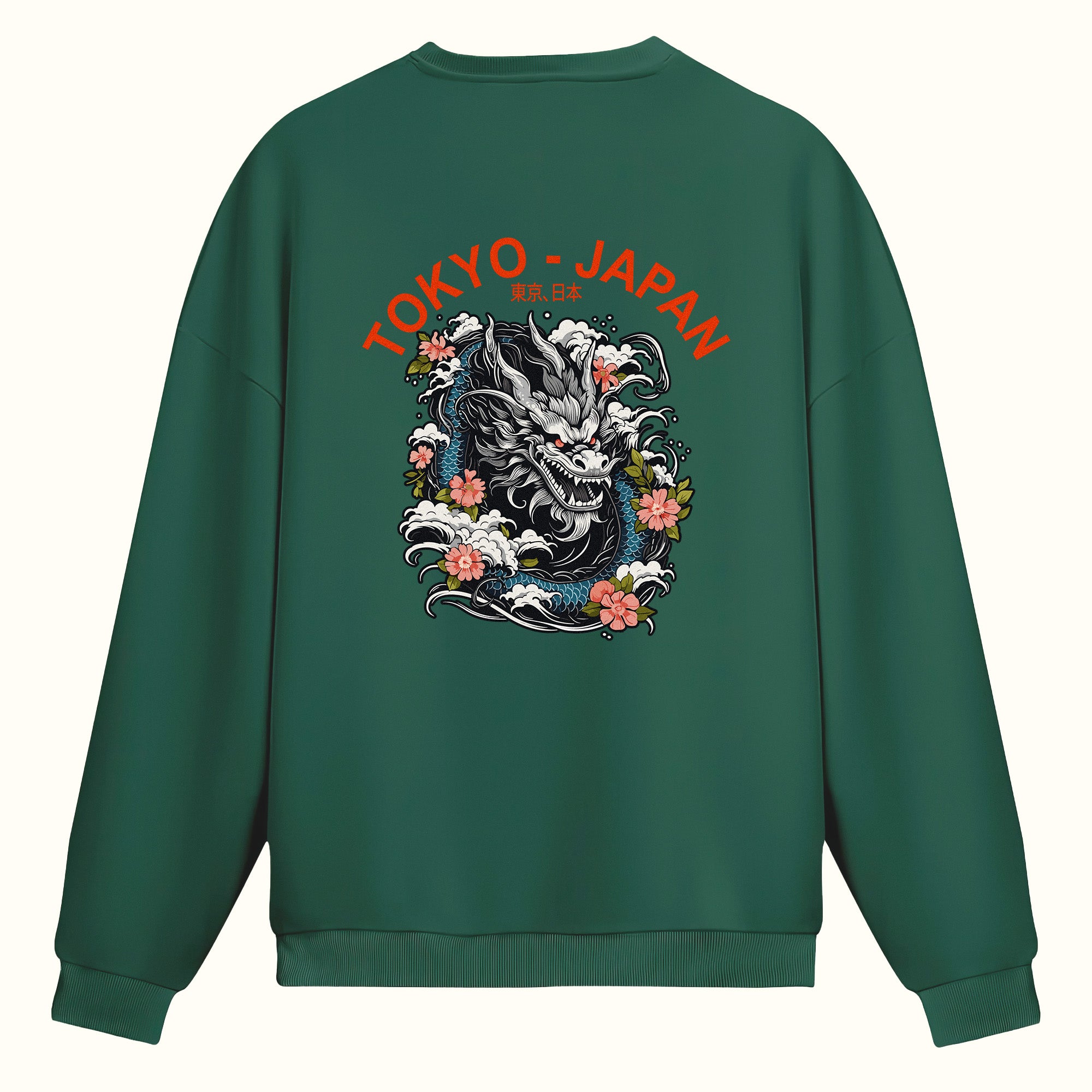 Tokyo Japan Çift taraflı Baskılı - Sweatshirt