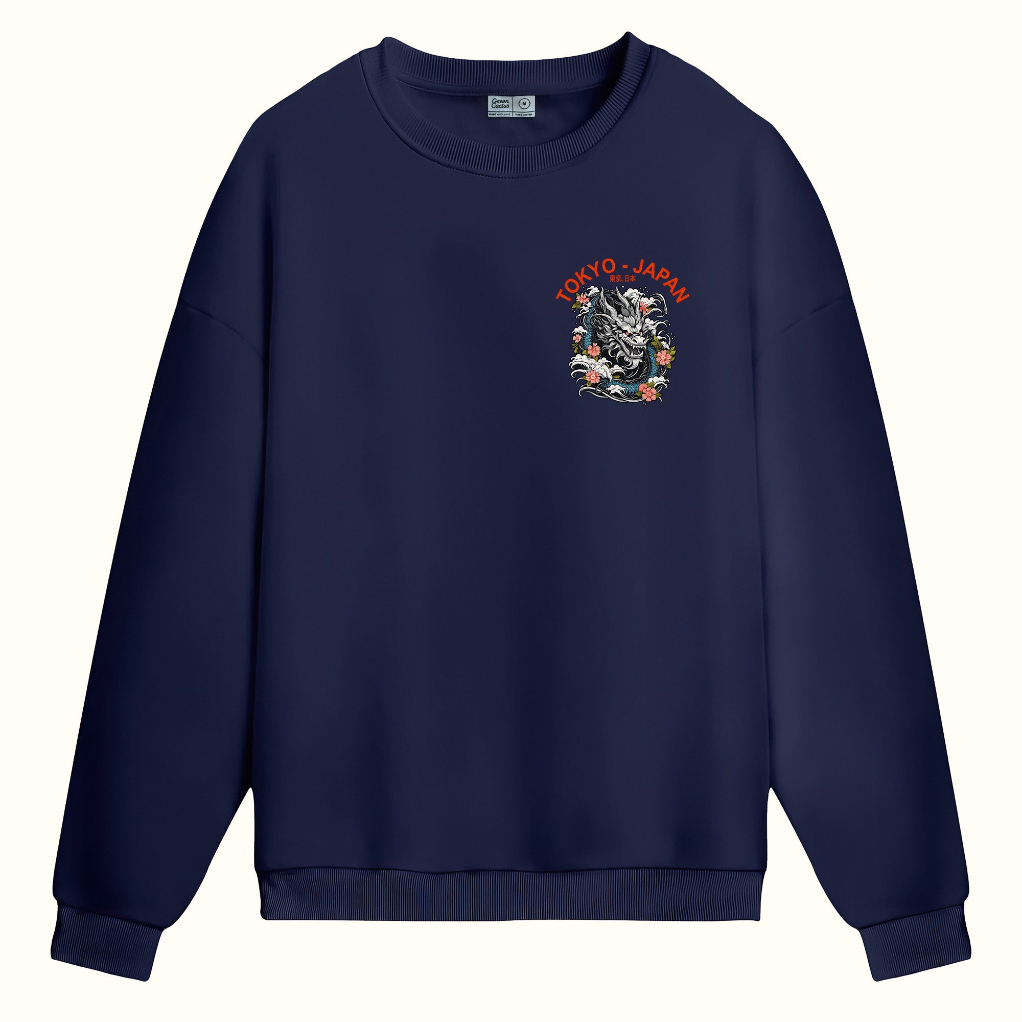 Tokyo Japan Çift taraflı Baskılı - Sweatshirt