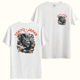 Tokyo Japan Yazılı Sırt Baskı Tasarımlı Regular T-Shirt