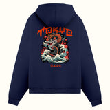 Ejderha ve Tokyo Çift taraflı Baskılı - Hoodie