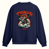 Ejderha ve Tokyo Çift taraflı Baskılı - Sweatshirt