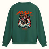 Ejderha ve Tokyo Çift taraflı Baskılı - Sweatshirt