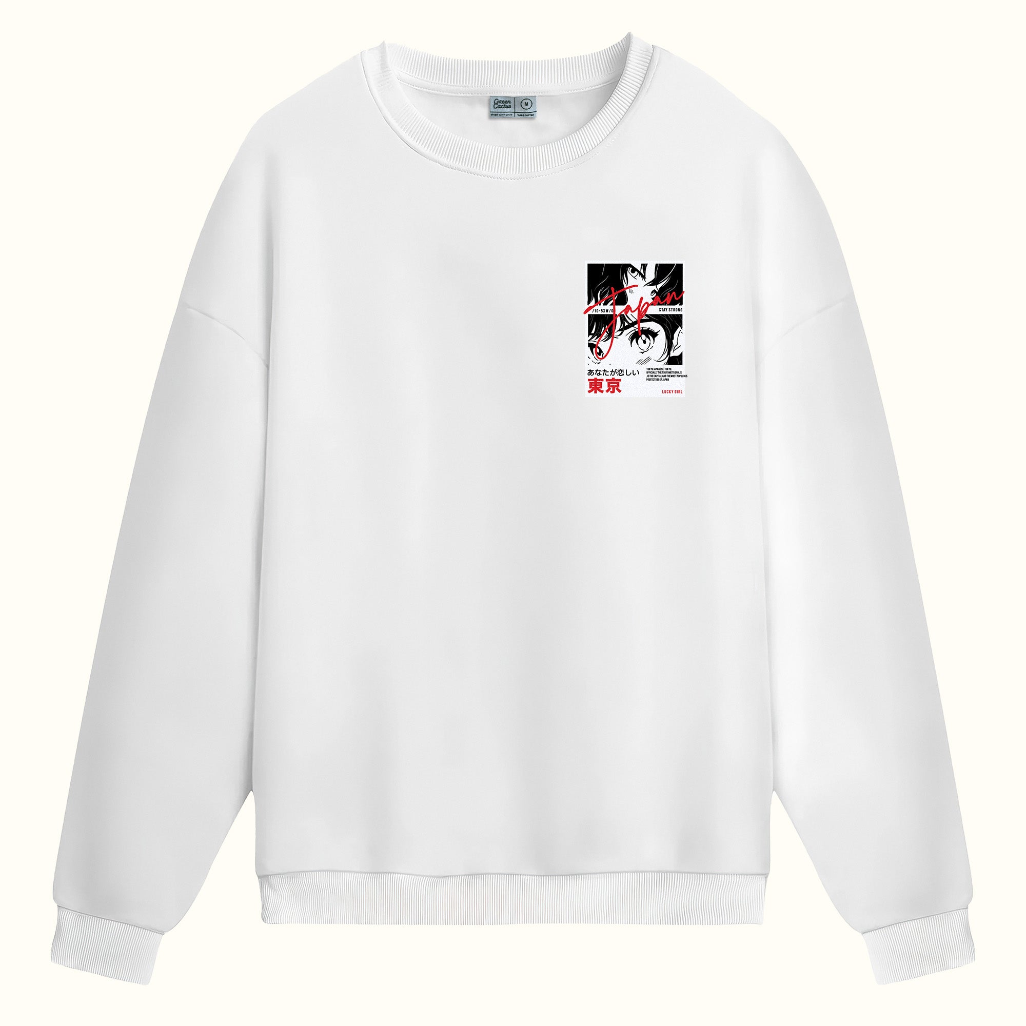 Lucky Girls Çift Taraflı baskılı - Sweatshirt