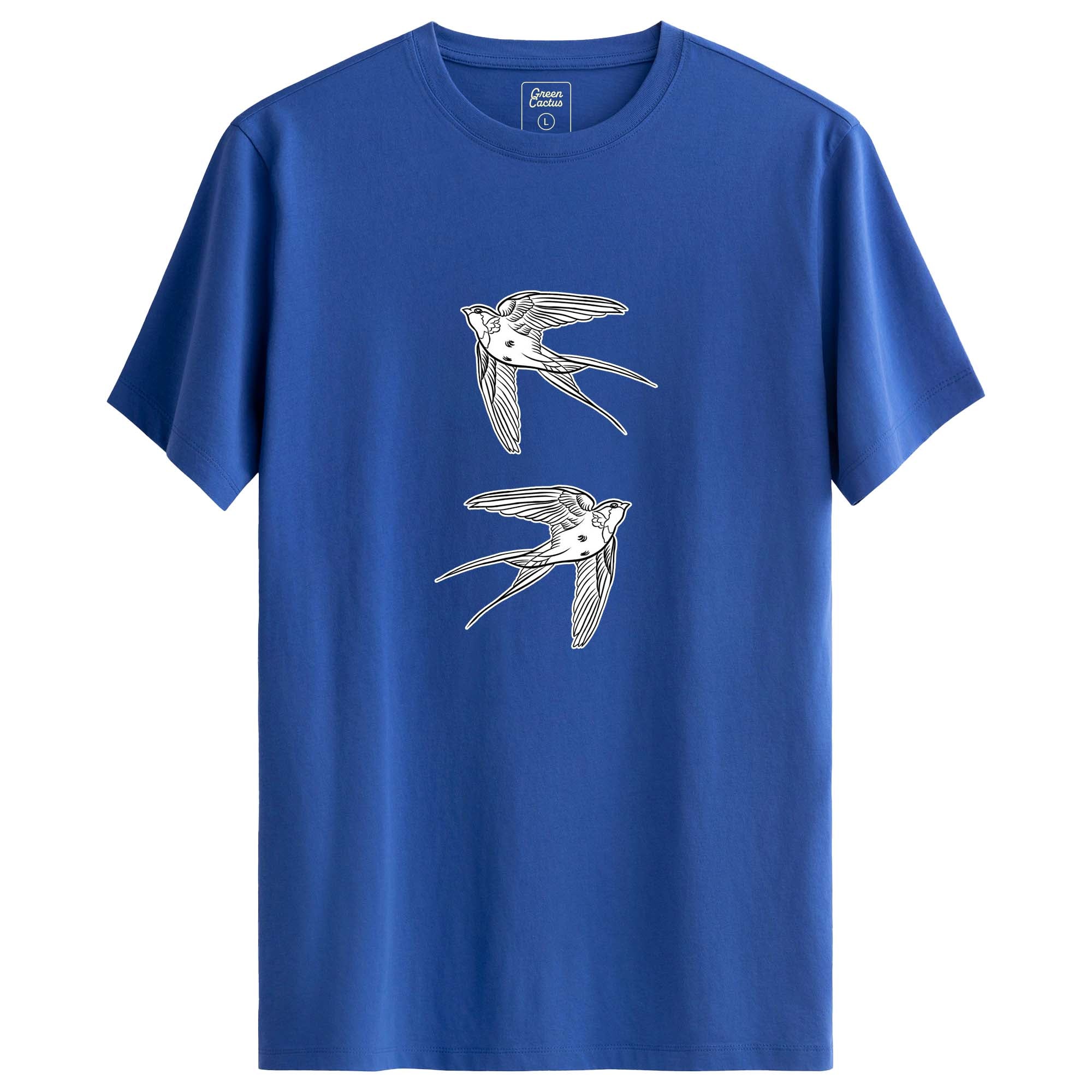 Swallows Tasarımlı Regular T-Shirt