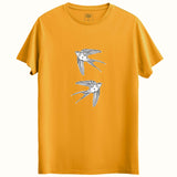 Swallows Tasarımlı Regular T-Shirt