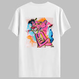 Pink panther Tasarımlı Sırt baskılı Regular T-Shirt