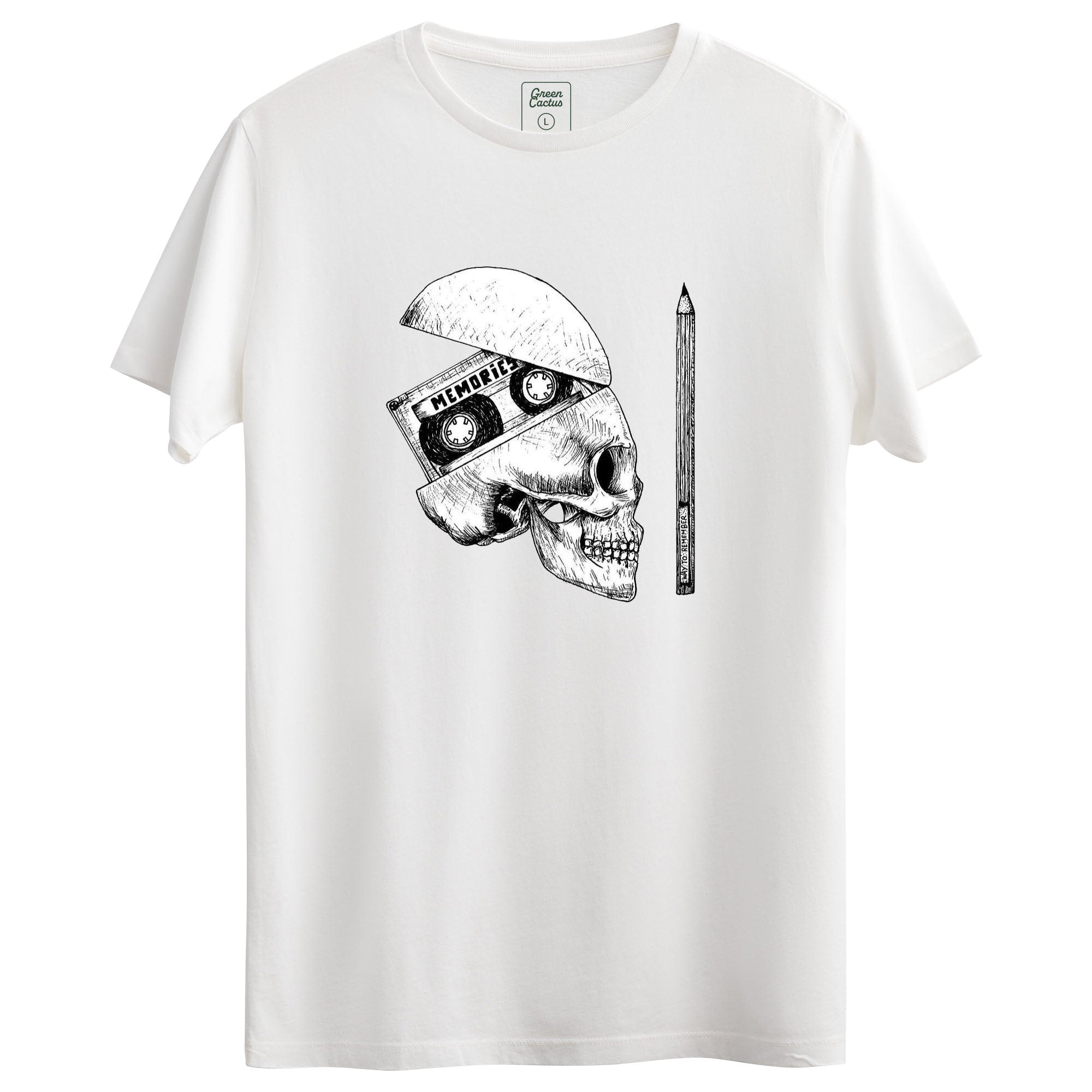 Skull memories Tasarımlı Regular T-Shirt