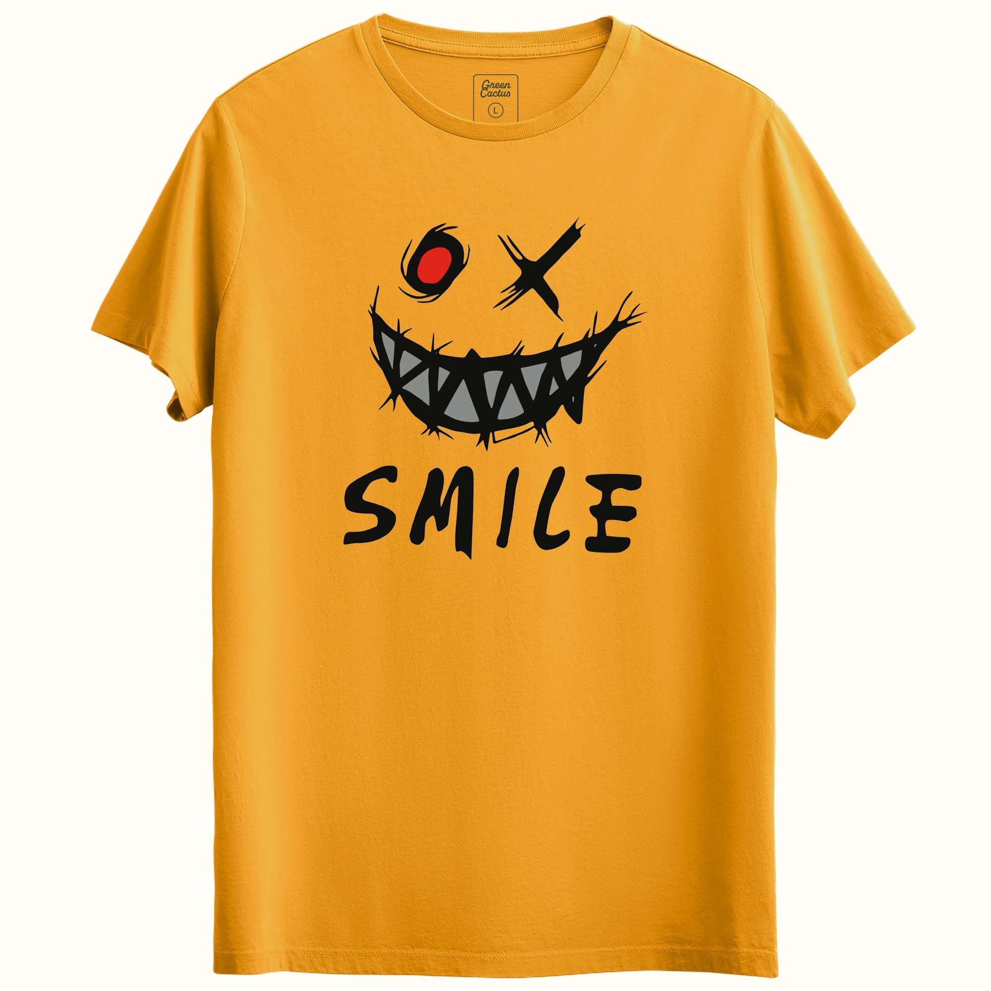 Smile Tasarımlı Regular T-Shirt