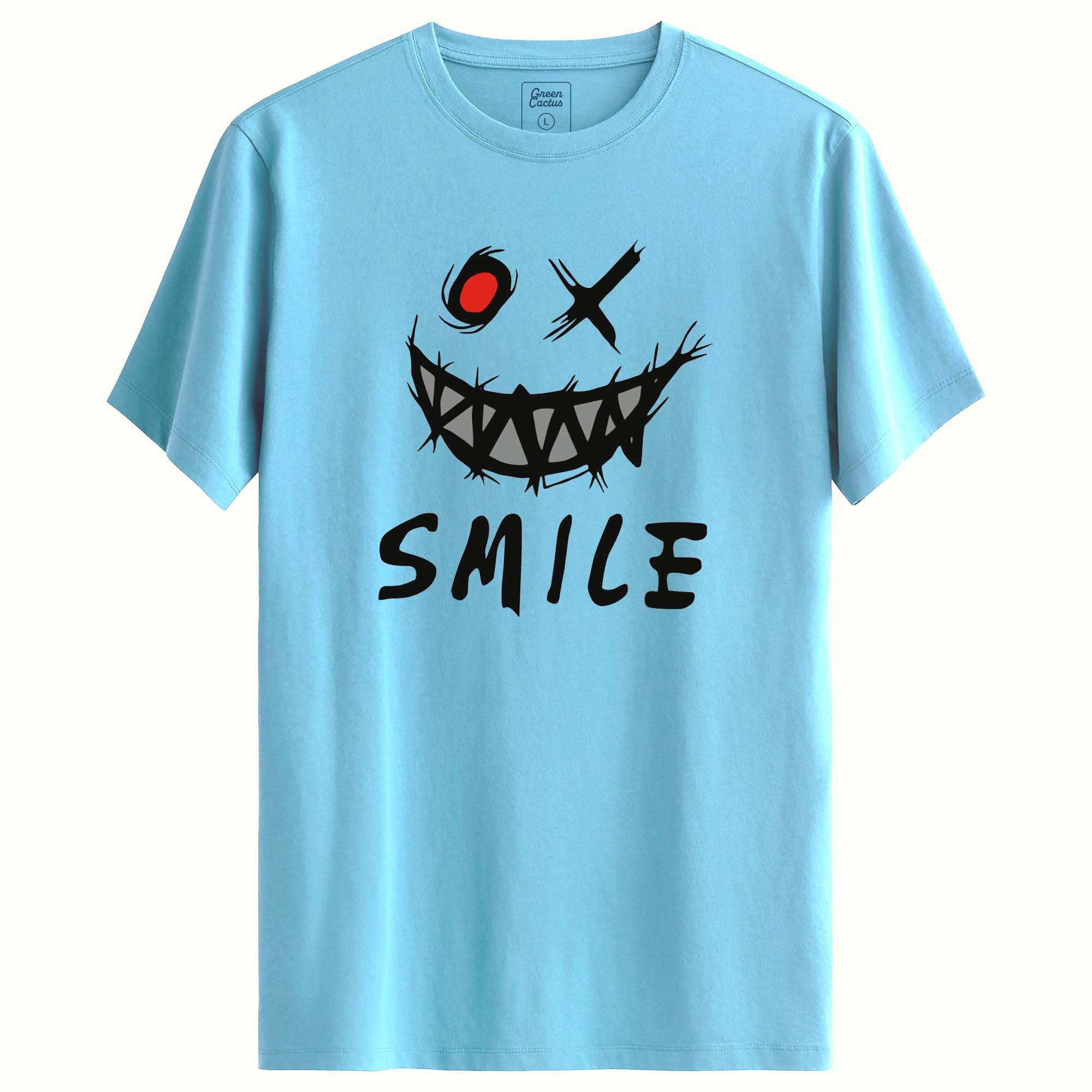 Smile Tasarımlı Regular T-Shirt