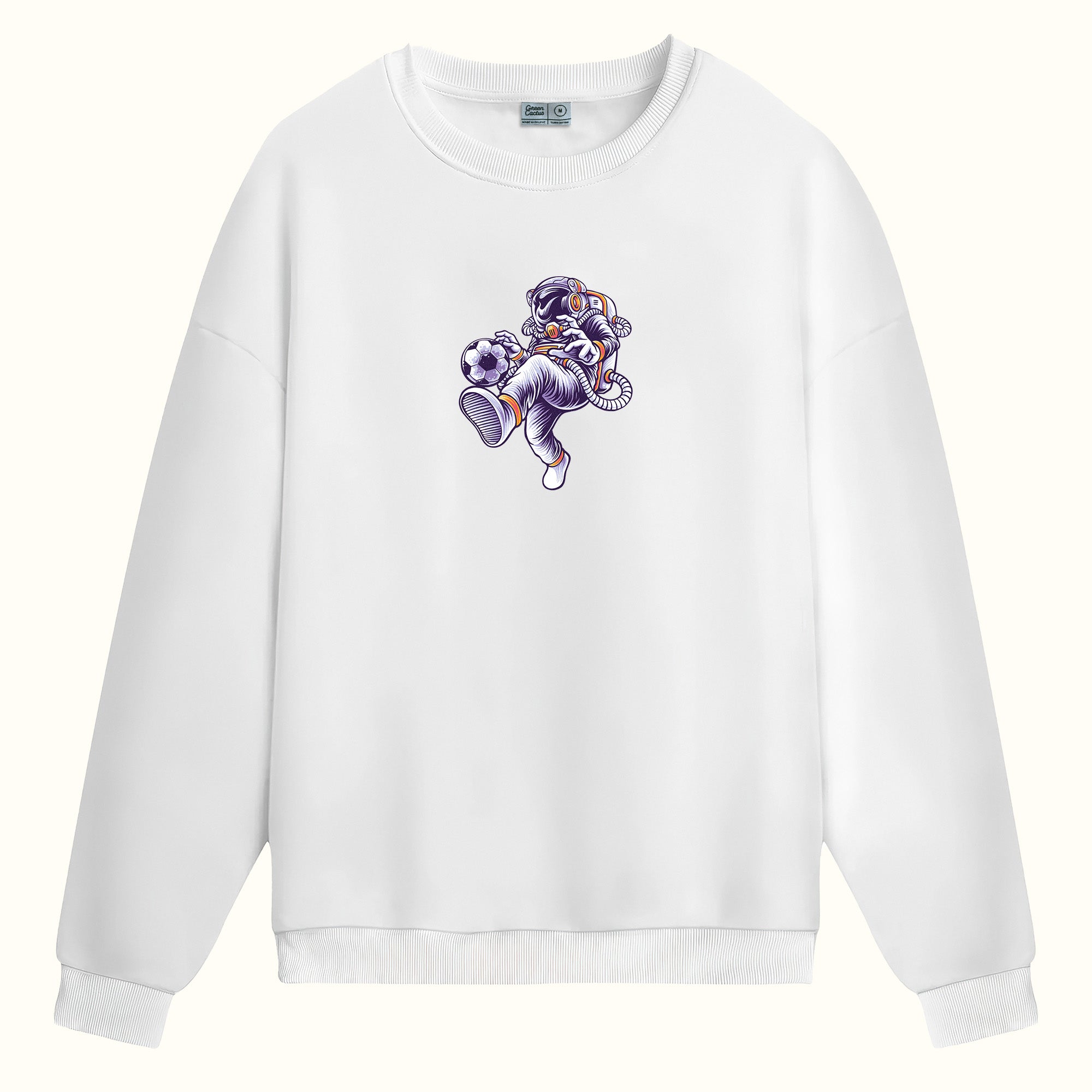 Astronaut Playing Soccer - Sweatshirt