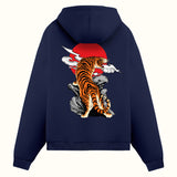 Kızıl Ay ve Leopar Çift Taraf Baskılı - Hoodie