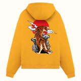 Kızıl Ay ve Leopar Çift Taraf Baskılı - Hoodie