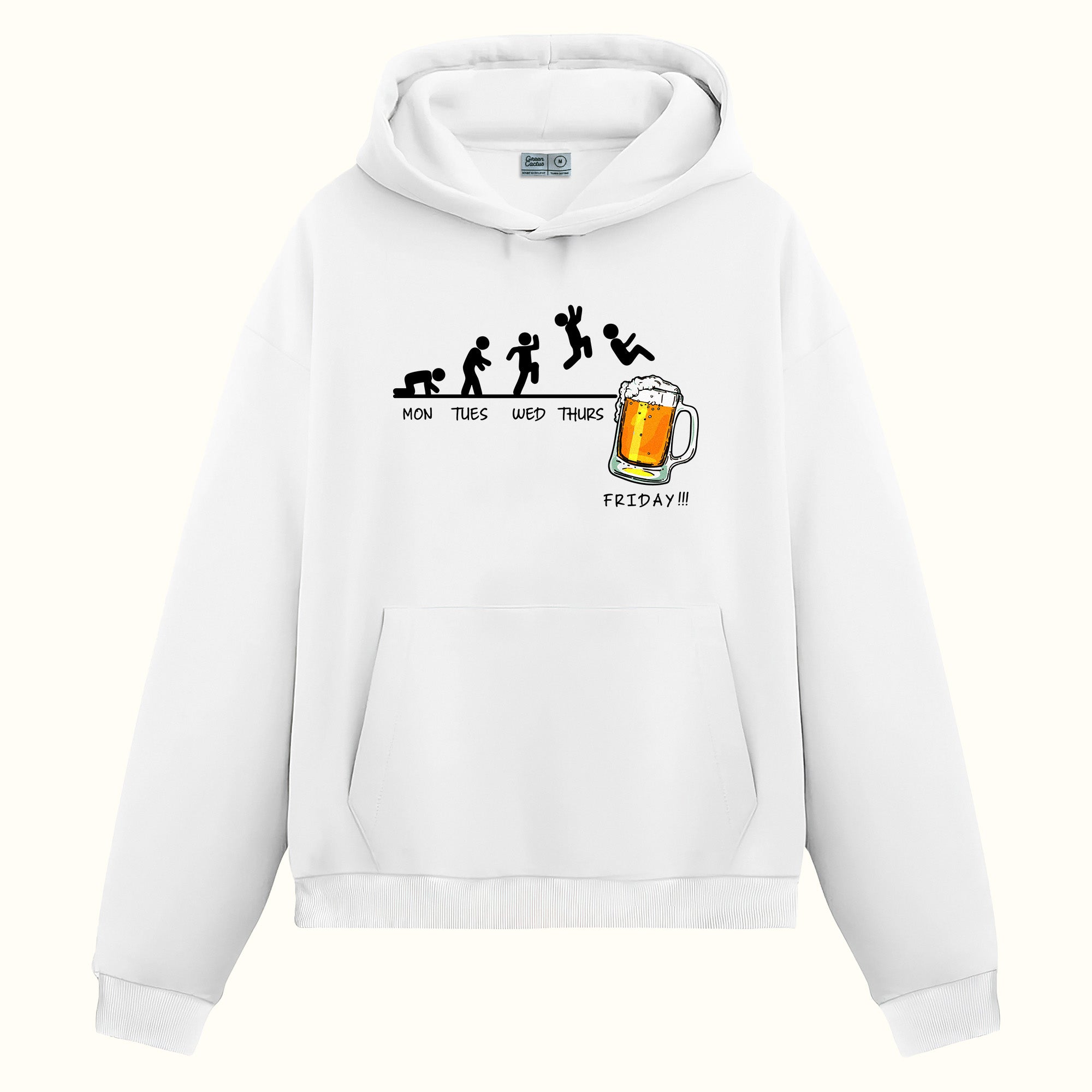 Enjoy Friday Bira Tasarımlı - Hoodie