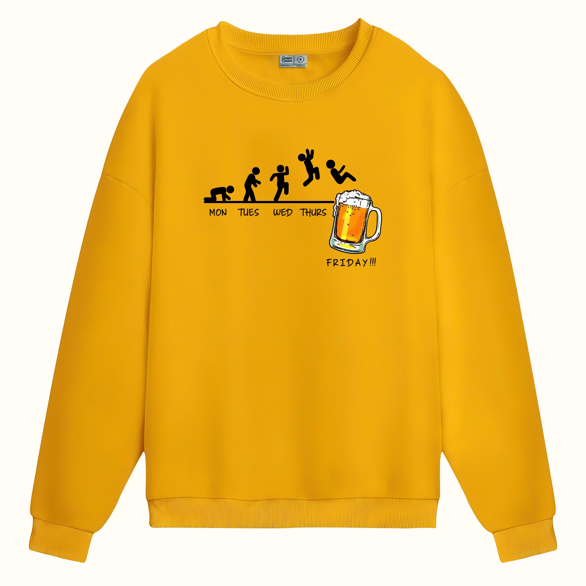 Enjoy Friday Bira Tasarımlı - Sweatshirt