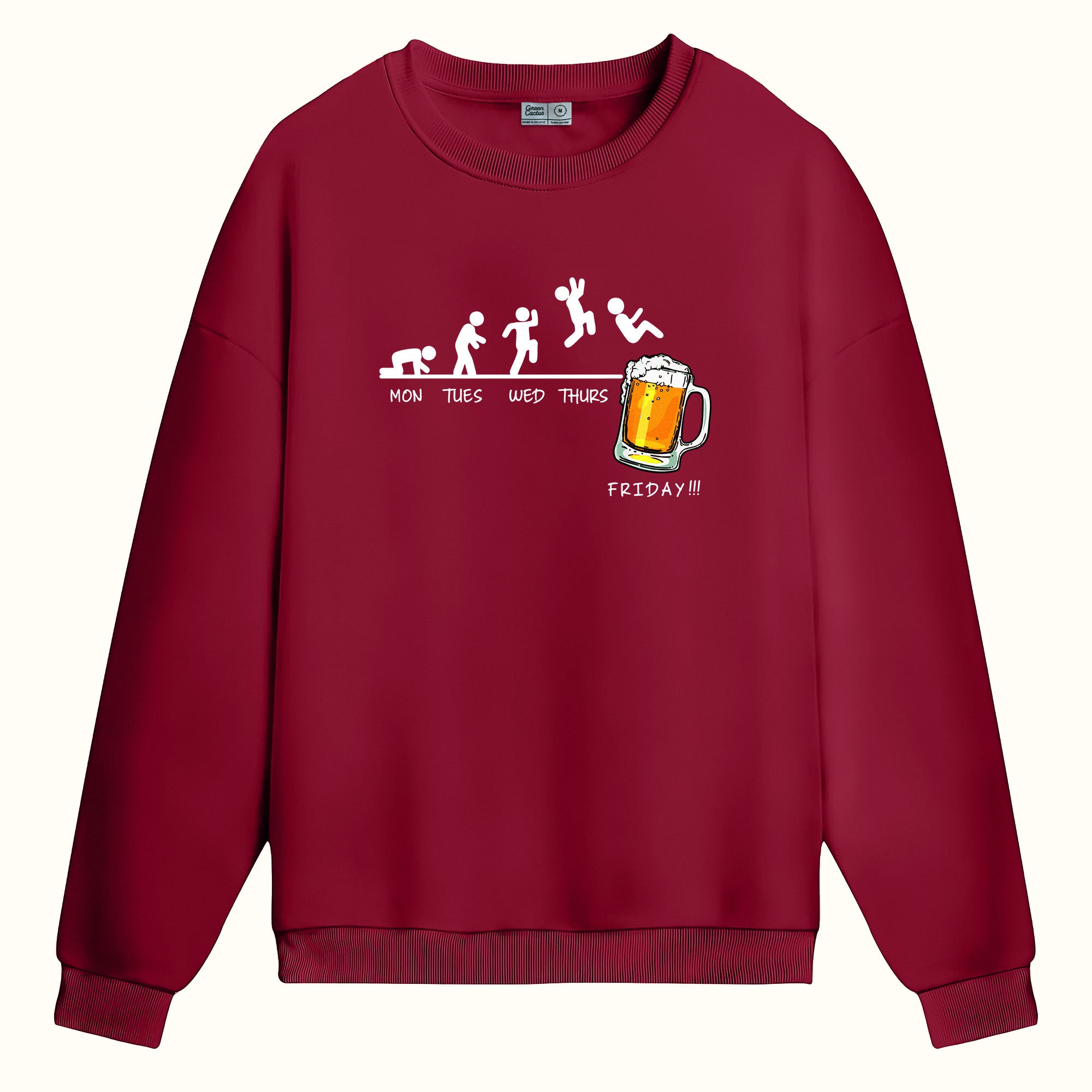 Enjoy Friday Bira Tasarımlı - Sweatshirt