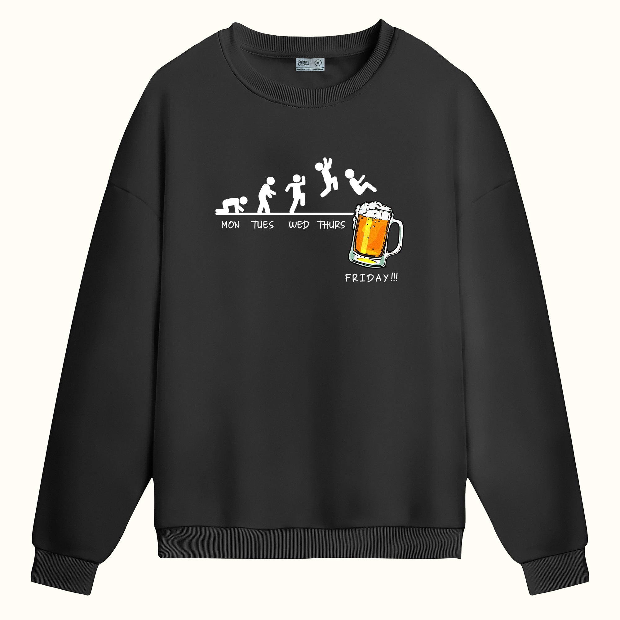 Enjoy Friday Bira Tasarımlı - Sweatshirt