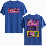 Anime Göz Tasarımlı İki Taraflı Baskılı Regular T-Shirt