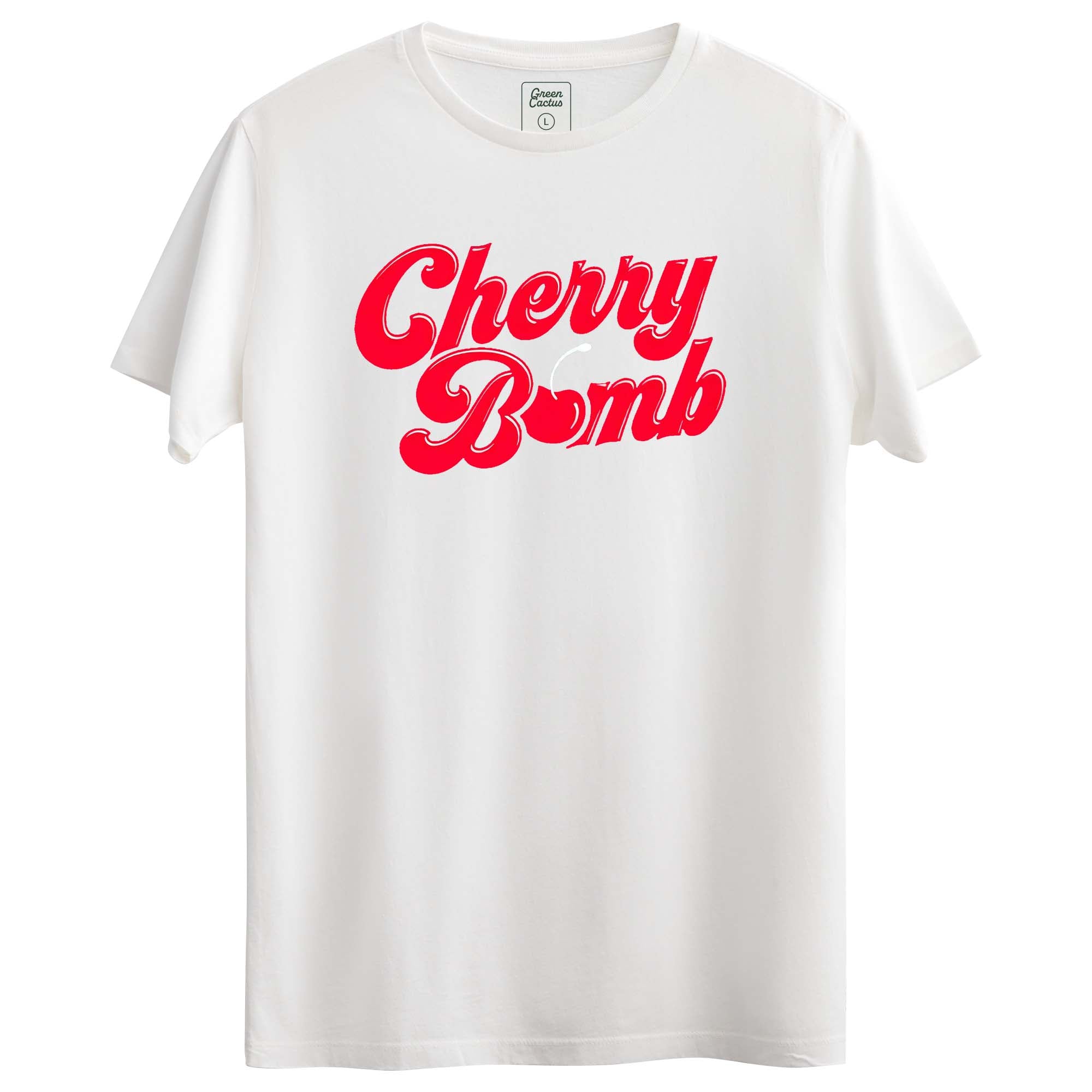 Cherry Tasarımlı Regular T-Shirt