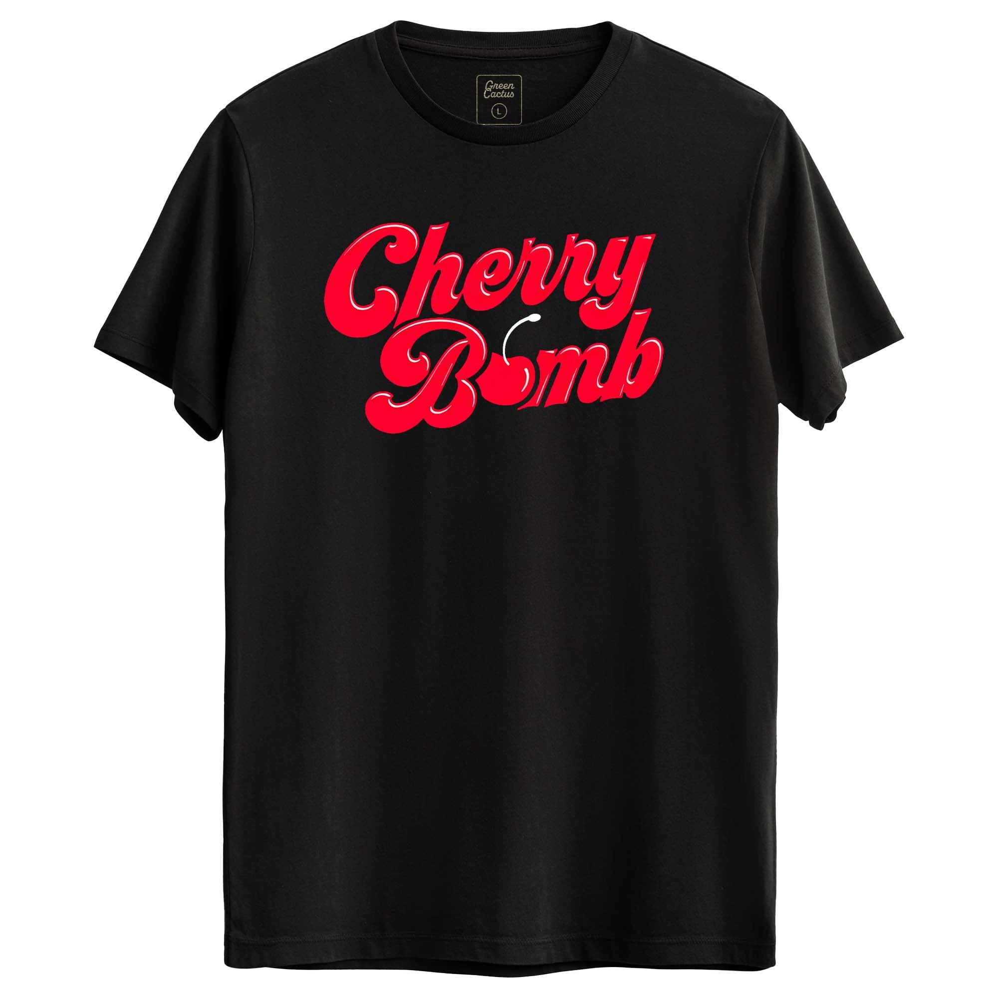 Cherry Tasarımlı Regular T-Shirt