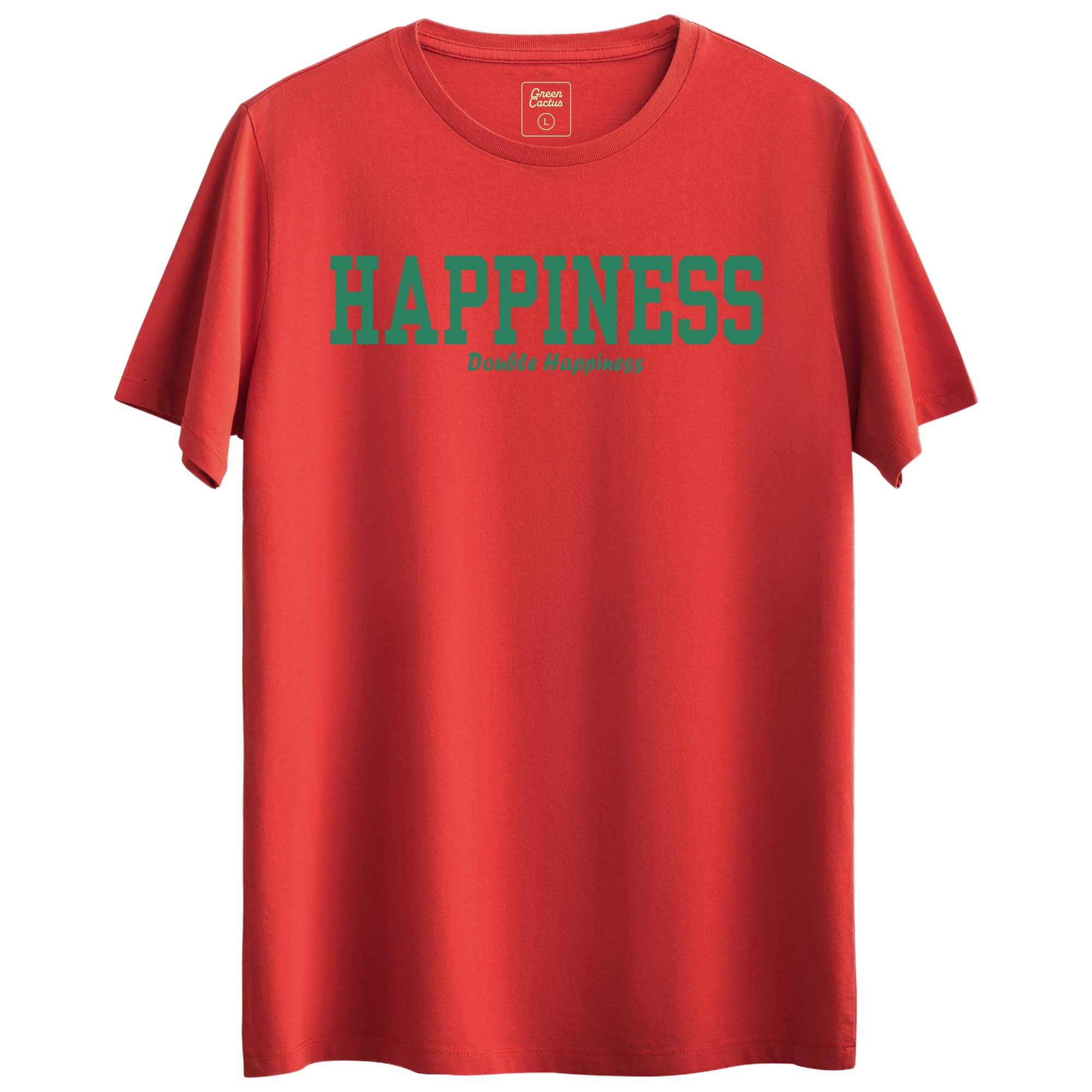 Happiness Tasarımlı Regular T-Shirt