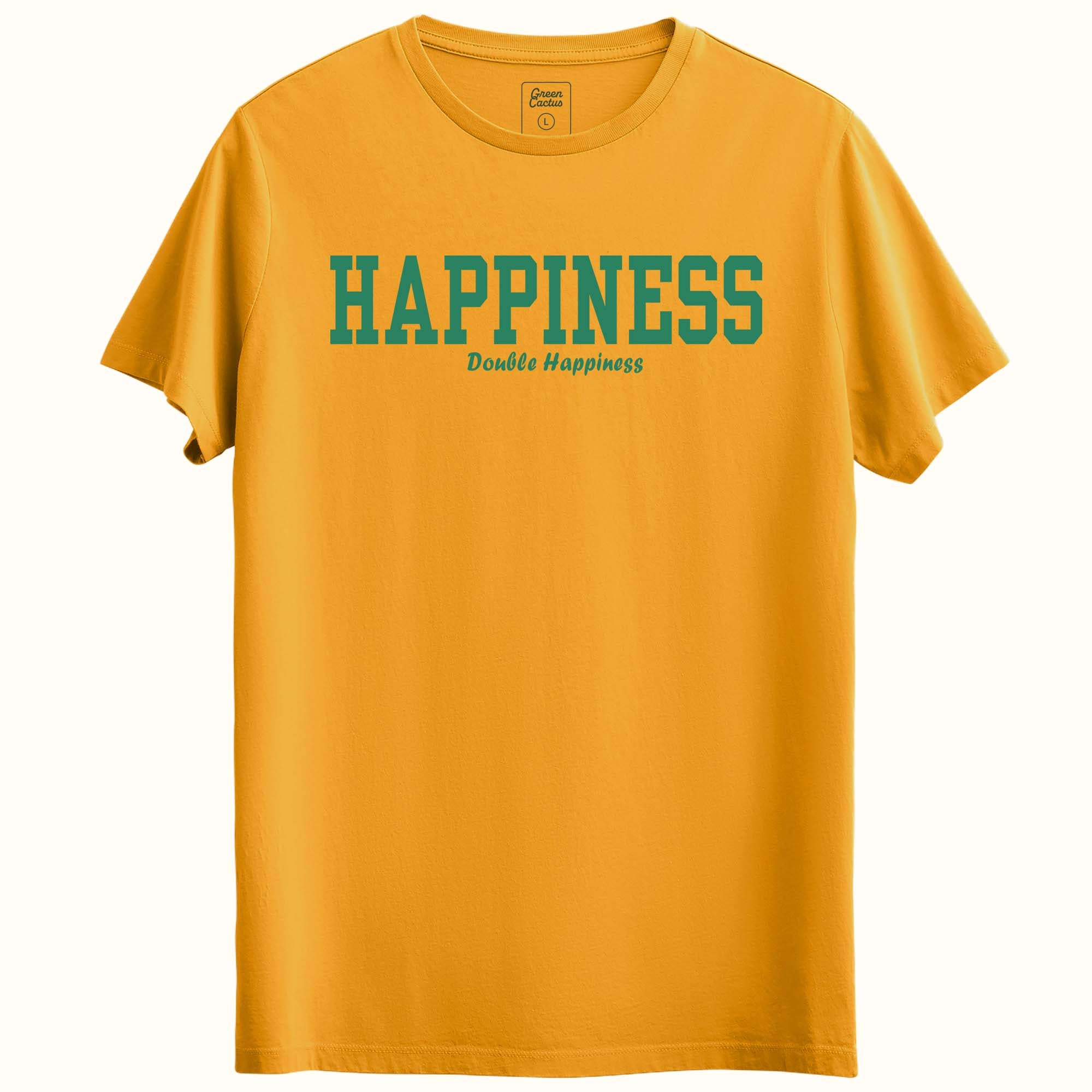 Happiness Tasarımlı Regular T-Shirt