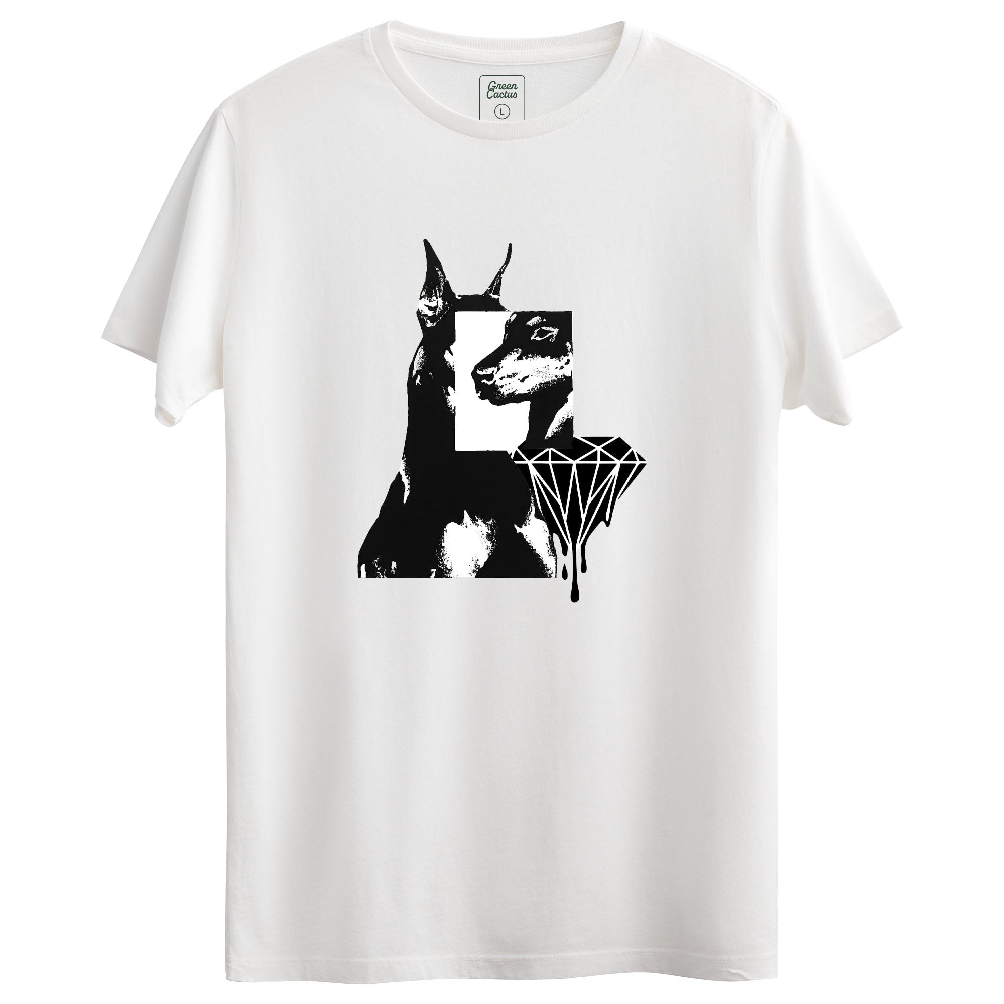 Köpek Tasarımlı Regular T-Shirt