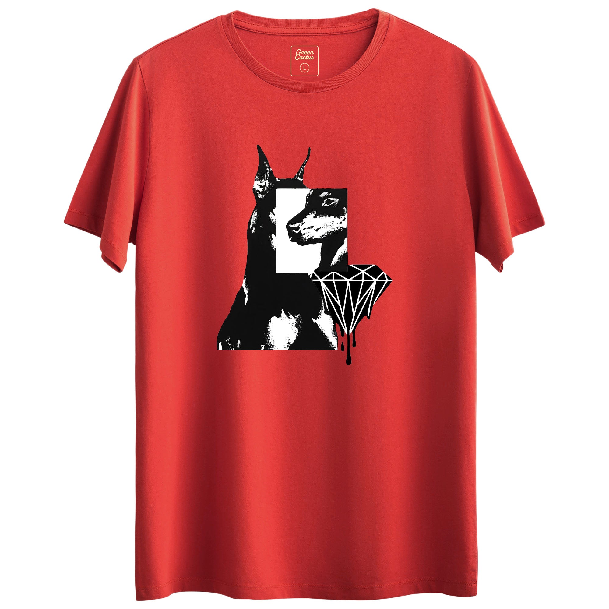 Köpek Tasarımlı Regular T-Shirt